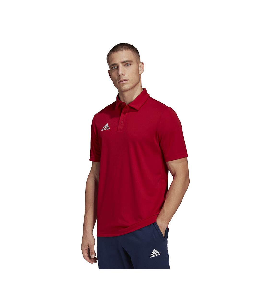 Polo Entrada Homme Rouge Adidas-1
