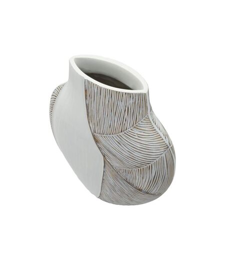 Vase Design Hochi 37cm Blanc