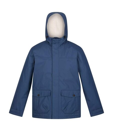 Regatta - Veste imperméable STERLINGS - Homme (Denim foncé / Blanc) - UTRG6124