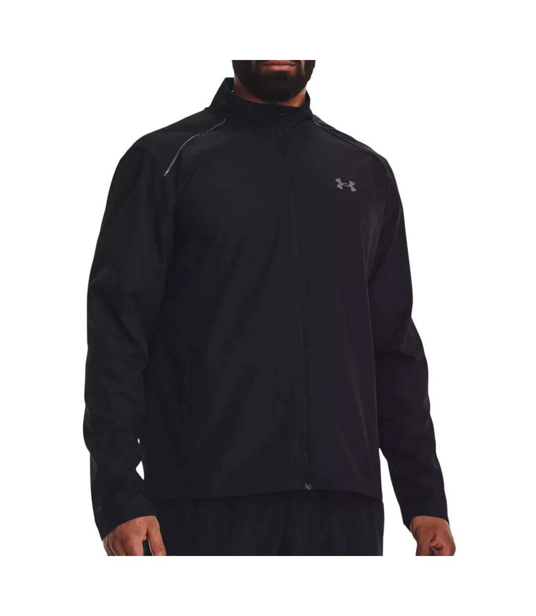 Veste noire homme under armour launch-1