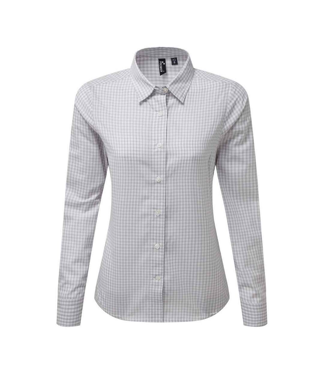 Chemisier Maxton Femme Argenté Blanc Premier-1