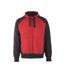 Mens Unique Wiesbaden Full Zip Hoodie Red Black Mascot-1