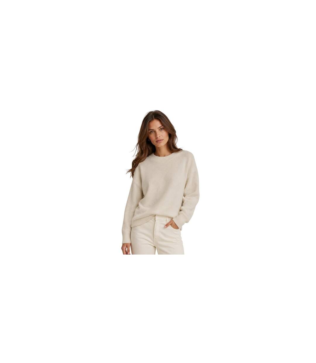 Womens/ladies Jack Emily Knitted Sweater Top Birch Vero Moda-1
