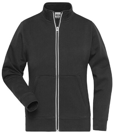 Veste sweat zippée workwear - Femme - JN1809 - noir