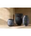 Vase Cruche en Ciment Black Lombok 29cm Noir-2