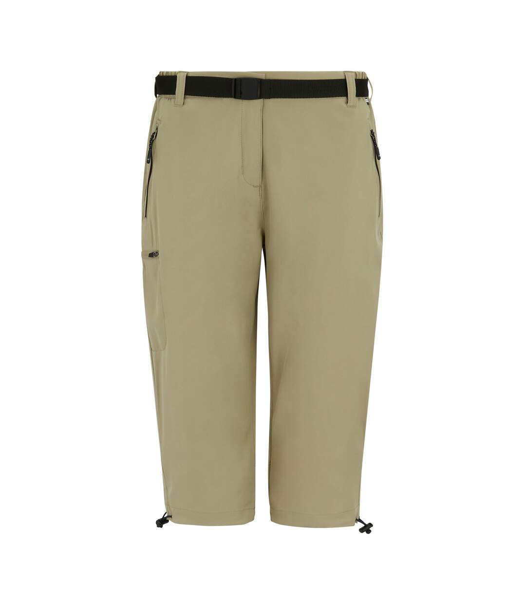 Pantacourt Extensible À Taille Semi-élastiquée Xert Femme Beige Regatta-2