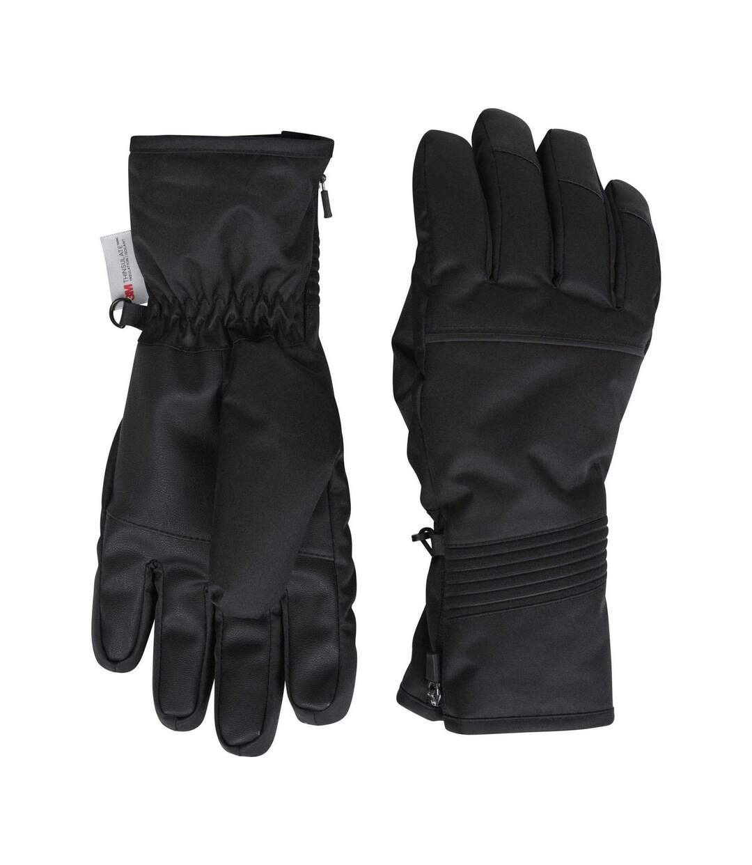 Gants De Ski Extreme Femme Noir Mountain Warehouse-3