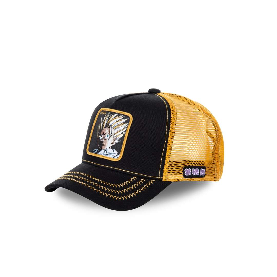 Casquette Dragon Ball Z Saiyan Jaune Capslab-1