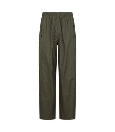 Pantalon de pluie pakka homme kaki foncé Mountain Warehouse