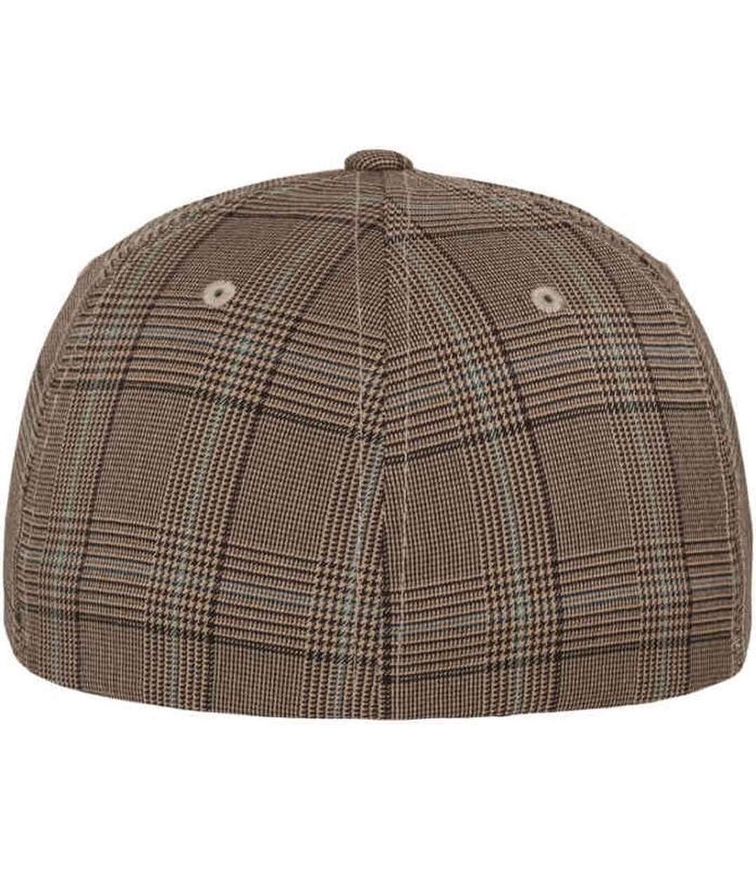 Casquette De Baseball Marron Vert Kaki Flexfit-2