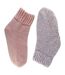 2 Pack Soft Warm Merino Wool Slipper Socks for Ladies-5