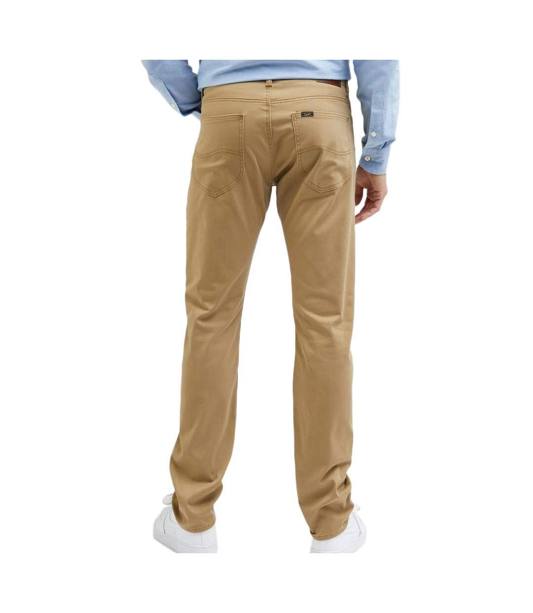 Pantalon  Slim Fit Beige Homme Lee Elbus - W29-L34-2