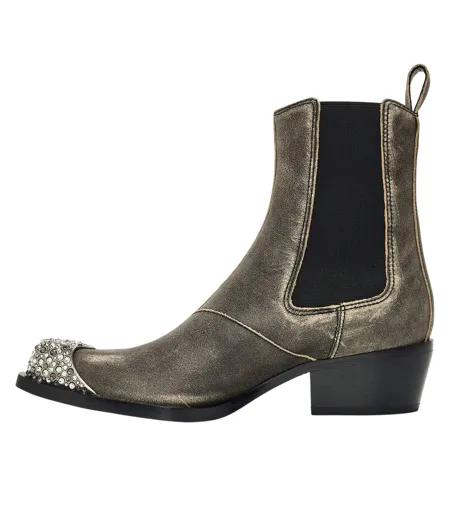 Bottines Chelsea Calmity Femme Marron Diesel