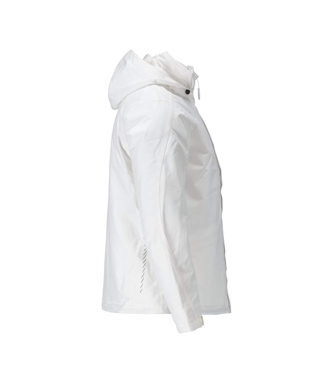 Mens Customised Polyester Winter Jacket White Mascot-4