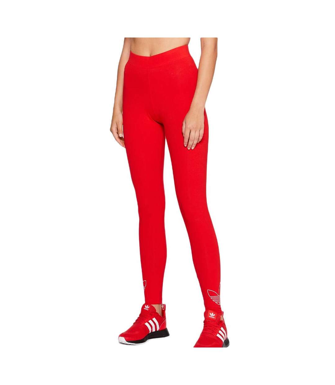 Legging Rouge Femme Adidas HK5169 - 42-1