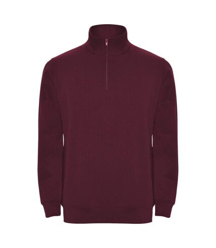 Roly Mens Aneto Quarter Zip Sweatshirt (Garnet) - UTPF4313