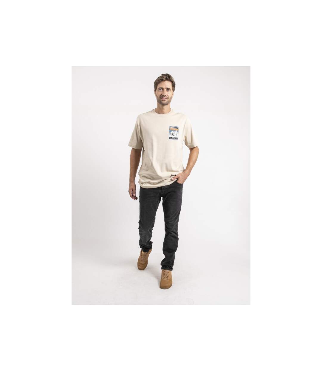T-shirt manches courtes pur coton oversize JOKAYAK-4