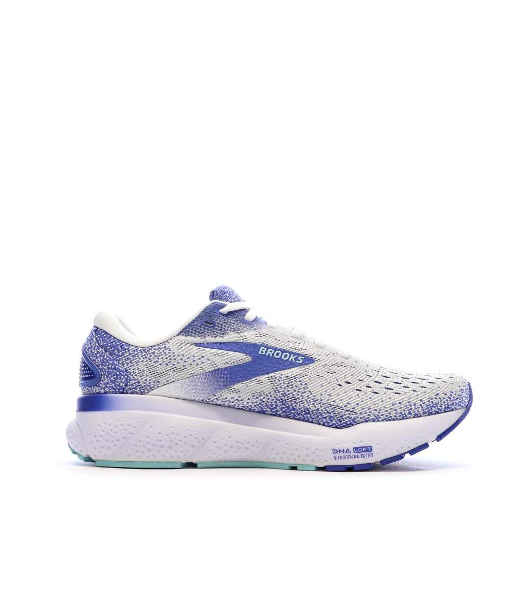 Chaussures de running blanc/violet femme brooks ghost 16-2