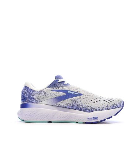 Chaussures de running blanc/violet femme brooks ghost 16