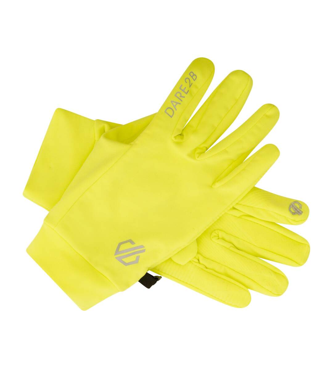 Unisex adult cogent ii cycling gloves fluorescent yellow Dare 2B-3