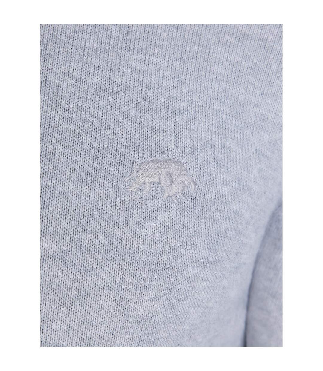 Polo homme gris chiné Raging Bull-3