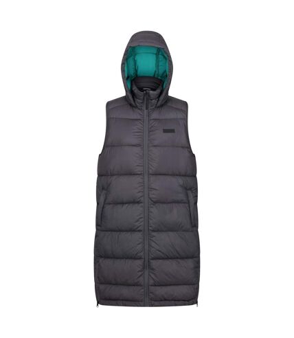 Regatta Womens/Ladies Ganella Long Length Vest (Seal Grey/Quiet Green) - UTRG9059