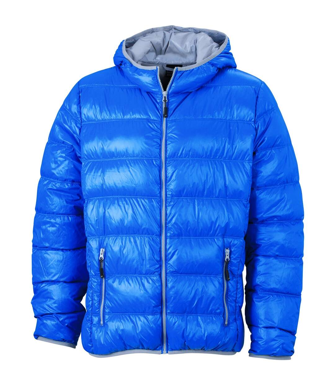 Veste duvet à capuche - doudoune anorak homme - JN1060 - bleu