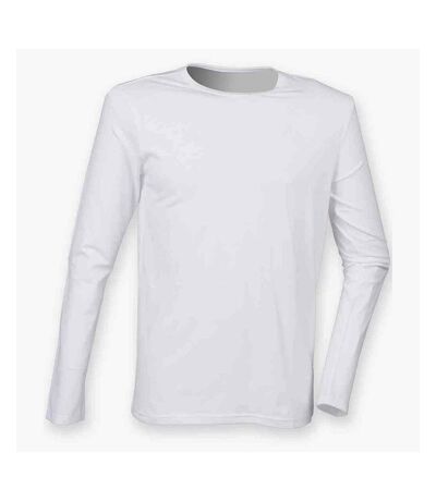 Skinni Fit Mens Feel Good Stretch Long-Sleeved T-Shirt () - UTPC6067