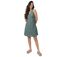 Robe courte sans manches MAURINE unie kaki Coton Du Monde-1