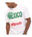 Mens Mexico Graphic T-shirt White Hugo-3