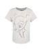 T-Shirt blanc femme disney bambi sketch-1