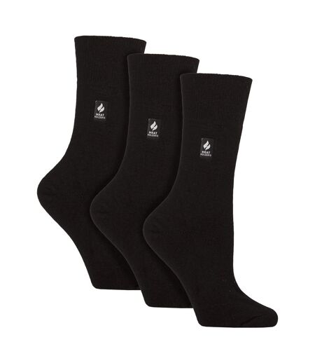 3 Pack Ladies Thermal Socks Warm Winter Crew Socks with Brushed Inner