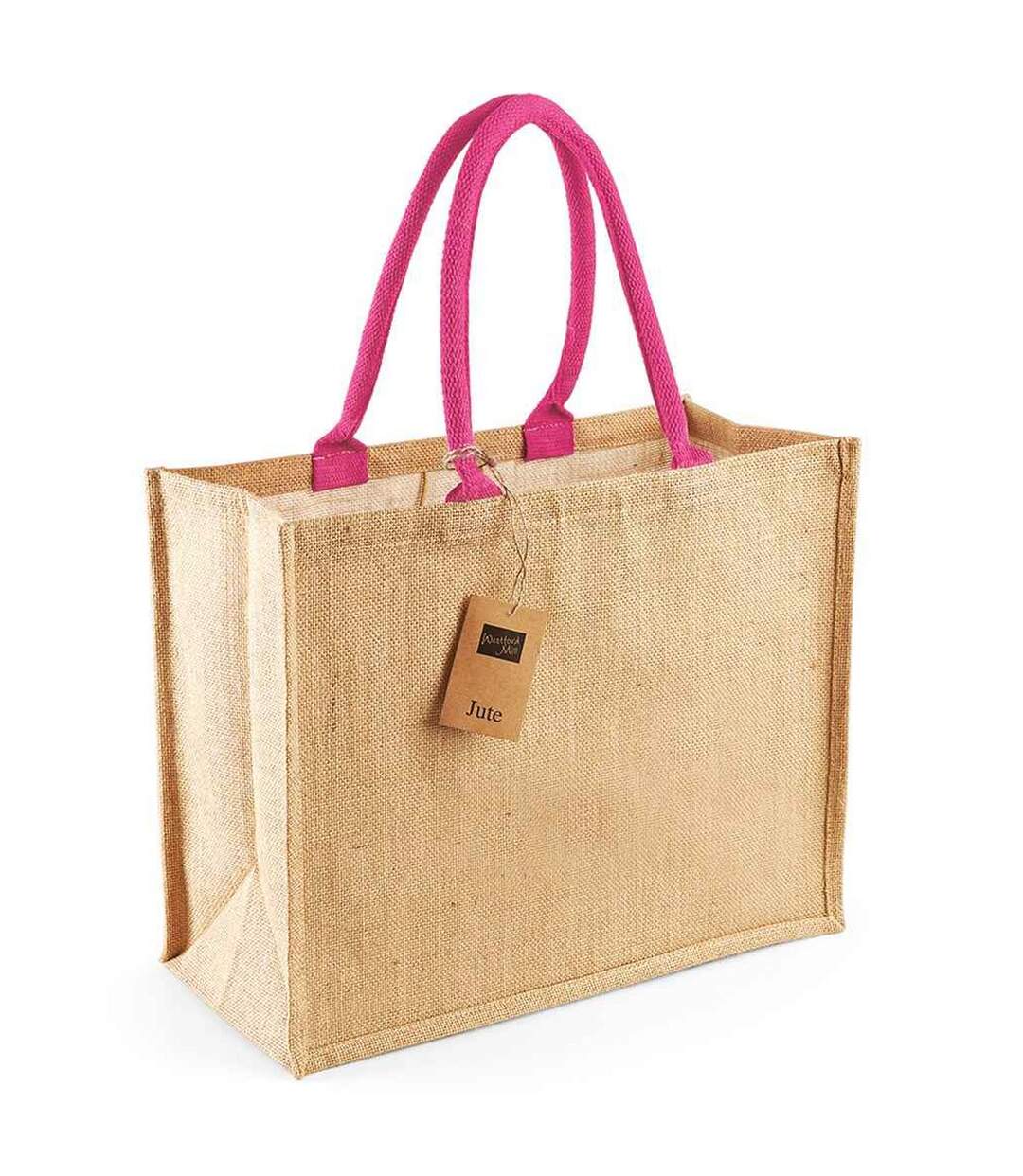 Sac de courses classic taille unique beige pâle / fuchsia Westford Mill-1