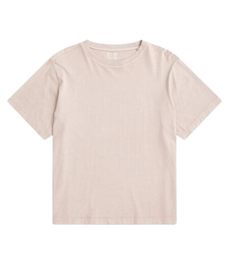 Womens/ladies grace oversized t-shirt beige Animal