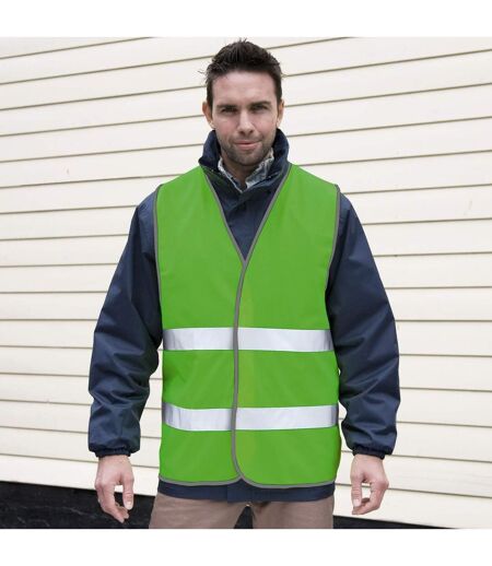 Gilet haute visibilité enhance adulte vert citron SAFE-GUARD by Result