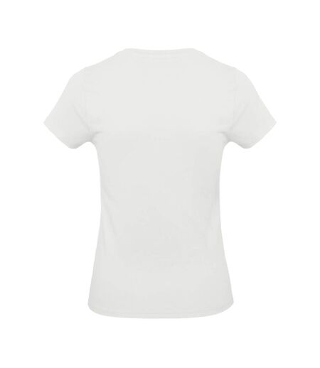 T-shirt à manches courtes et col en v femme blanc Kariban