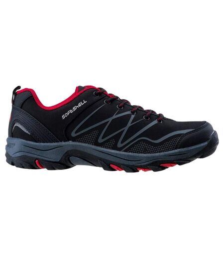 Chaussures De Randonnée Ronn Homme Noir Rouge Foncé Gris Foncé Martes