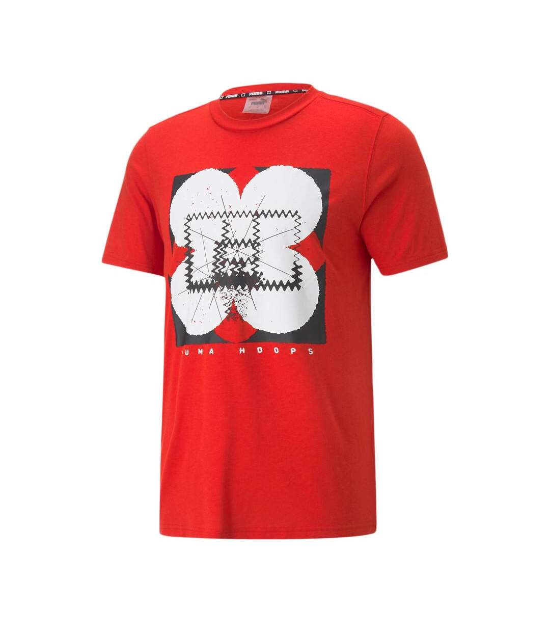 T-Shirt Rouge Homme Puma Box Out - L