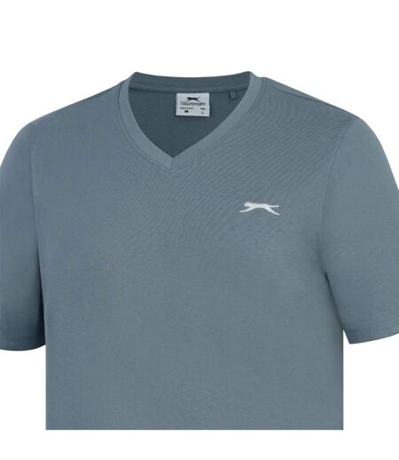 T-shirt Motif/style Logo Brodé Homme Bleu Foncé Slazenger