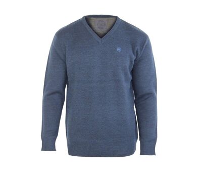 Pull col V 30% laine PINSON1