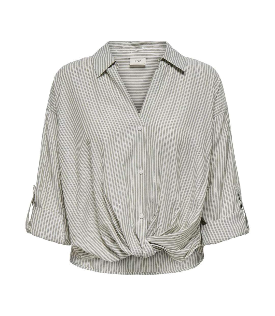 Chemise à rayures vert/blanc femme jdy selma-1