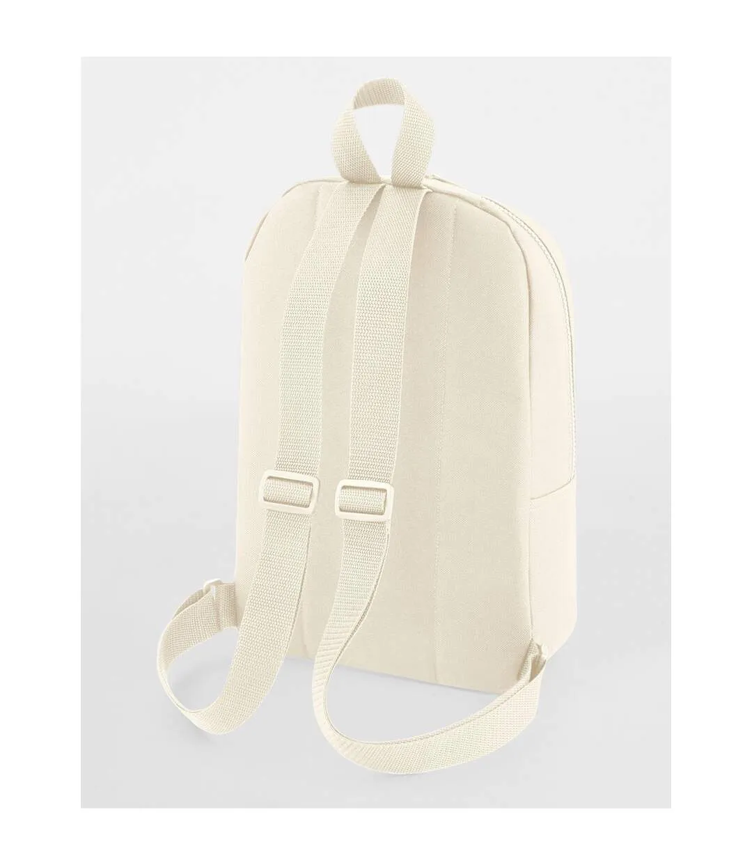 Mini Essential Backpack/rucksack Bag One Size Natural Bagbase-3