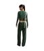 T-shirt Manches Longues Femme Vert Foncé Blanc Nike-2