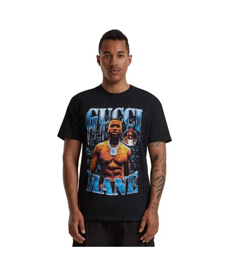 Mens Drip Gucci Mane Oversized T-shirt Noir Mister Tee