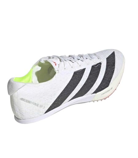 Mens Adizero 3 Stripes Athletic Shoe Spikes White Core Black Adidas