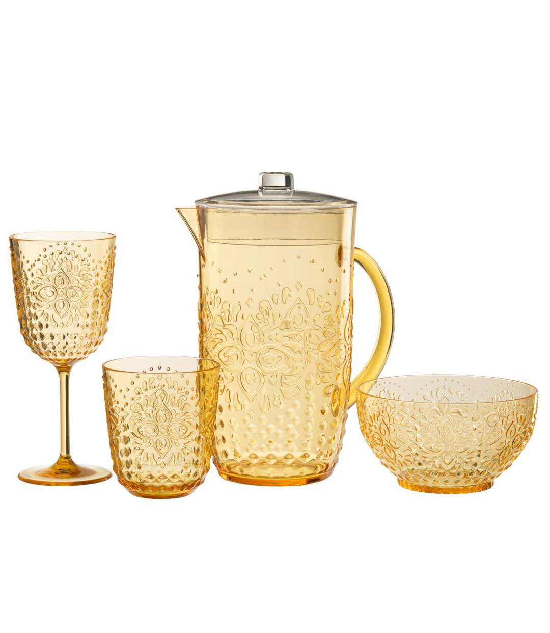 Carafe Réutilisable Barbra 2,5L Jaune-3