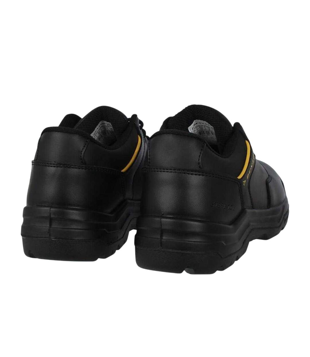 Mens Kansas Leather Safety Shoes Black Dunlop-2
