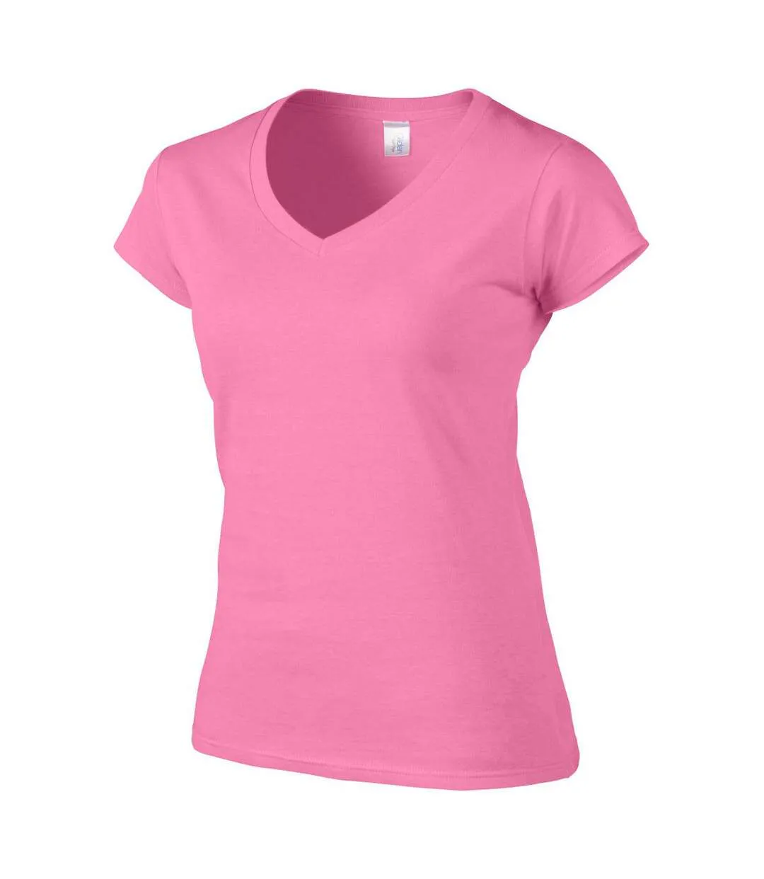 Ladies Soft Style Short Sleeve V-neck T-shirt Azalea Gildan-4