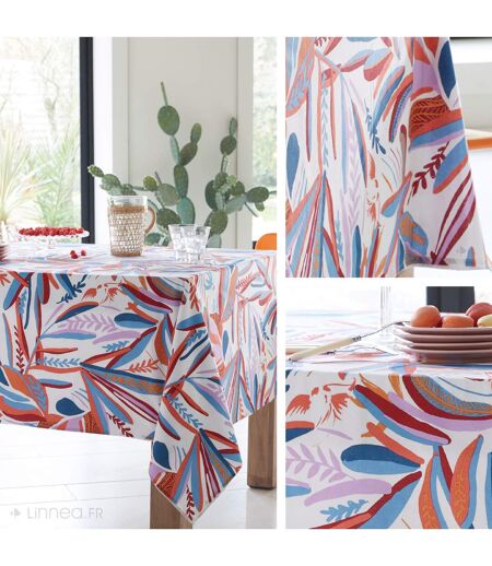 Nappe coton enduite CHILI Rond