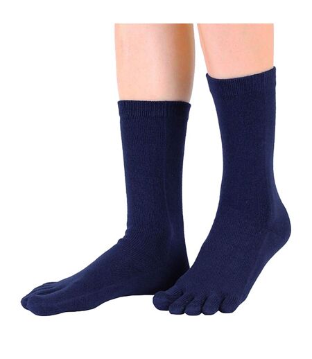 1 Pack Essential Mid-Calf Toe Socks for Men and Women